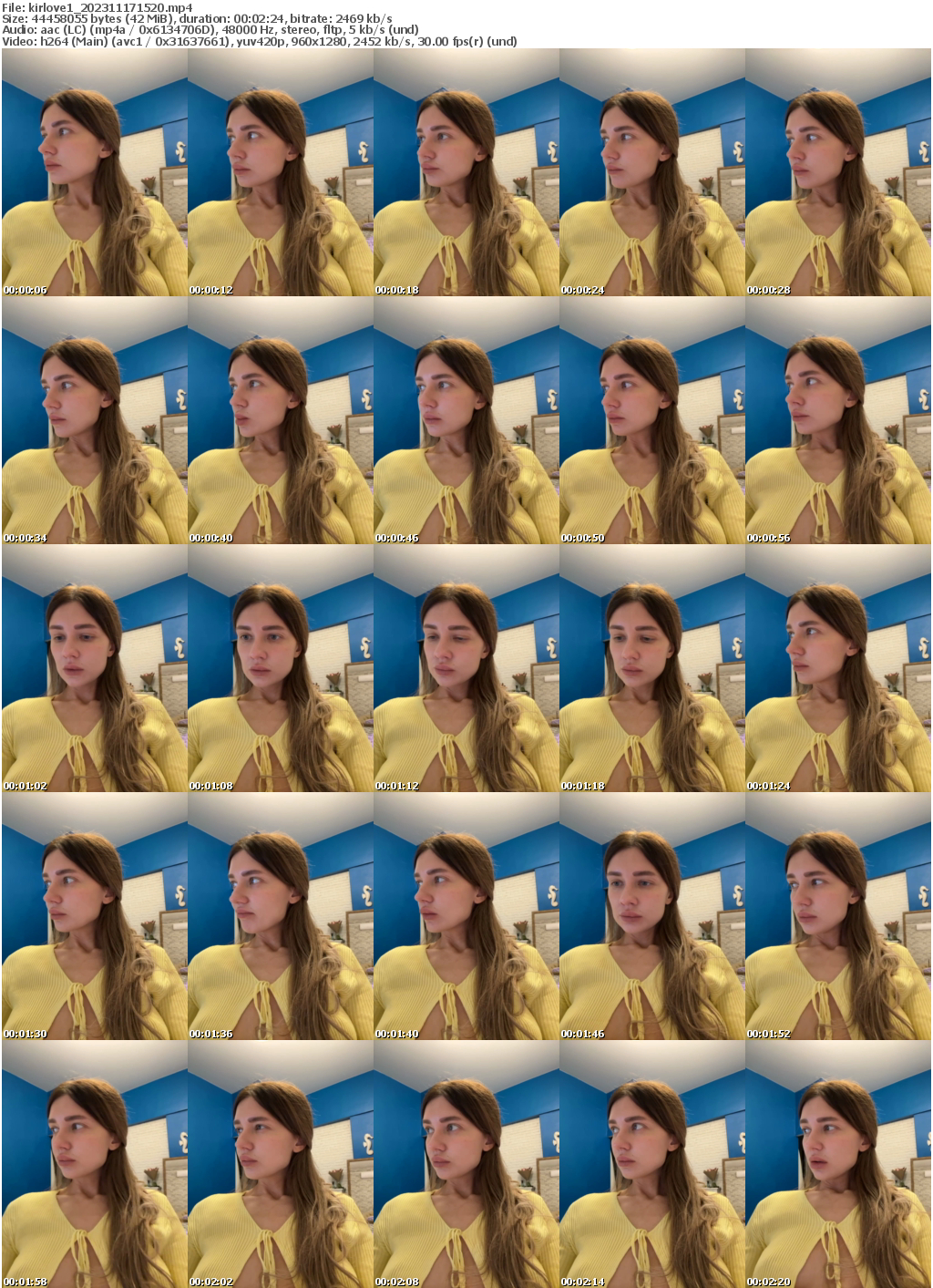 Preview thumb from kirlove1 on 2023-11-17 @ bongacams