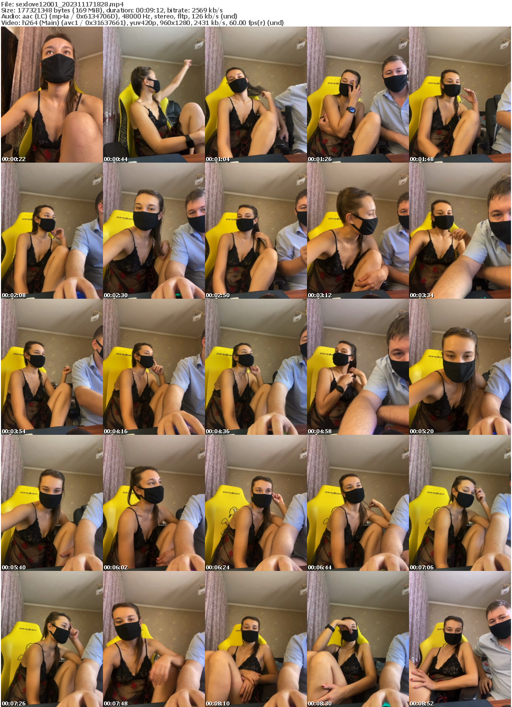 Preview thumb from sexlove12001 on 2023-11-17 @ bongacams