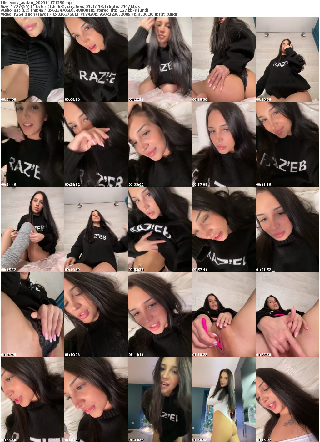 Preview thumb from sexy_assian on 2023-11-17 @ bongacams