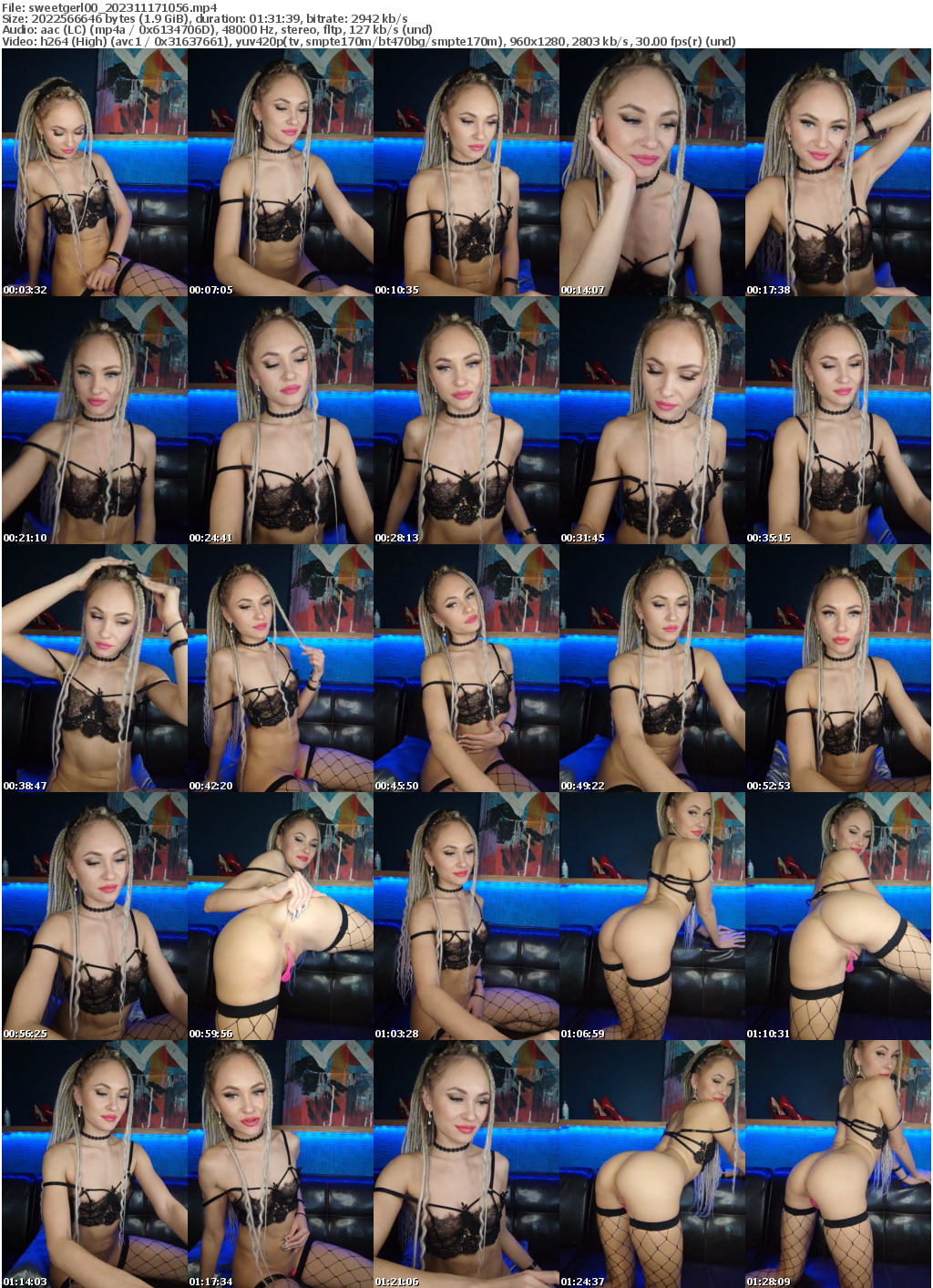 Preview thumb from sweetgerl00 on 2023-11-17 @ bongacams