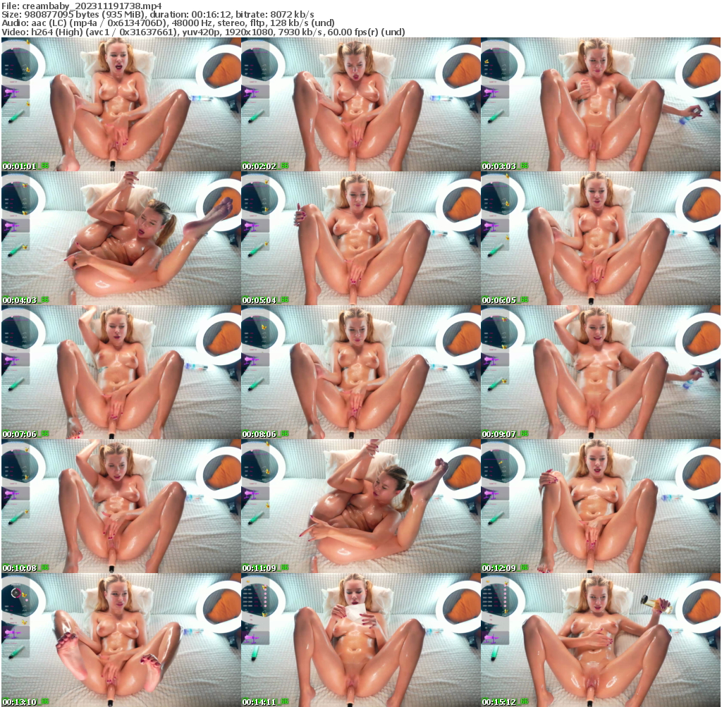 Preview thumb from creambaby on 2023-11-19 @ bongacams