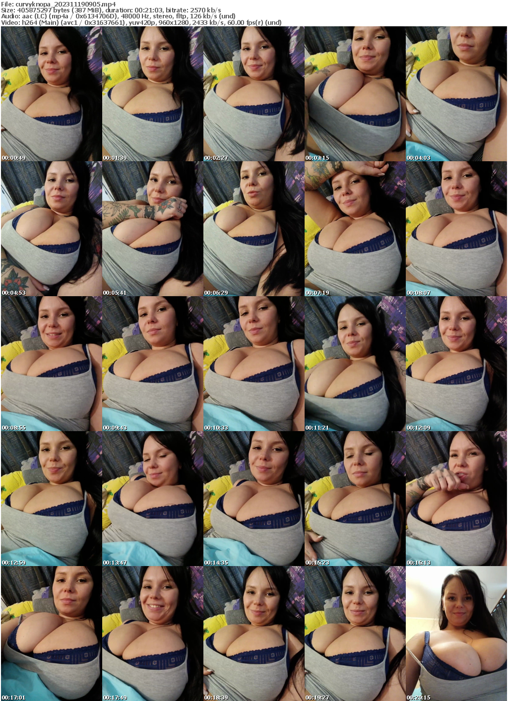 Preview thumb from curvyknopa on 2023-11-19 @ bongacams