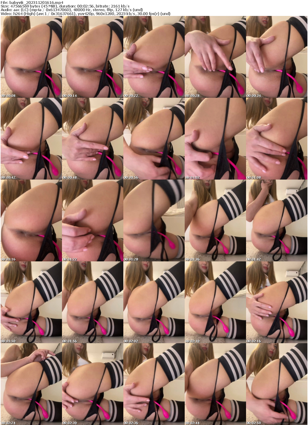 Preview thumb from babyvik on 2023-11-20 @ bongacams