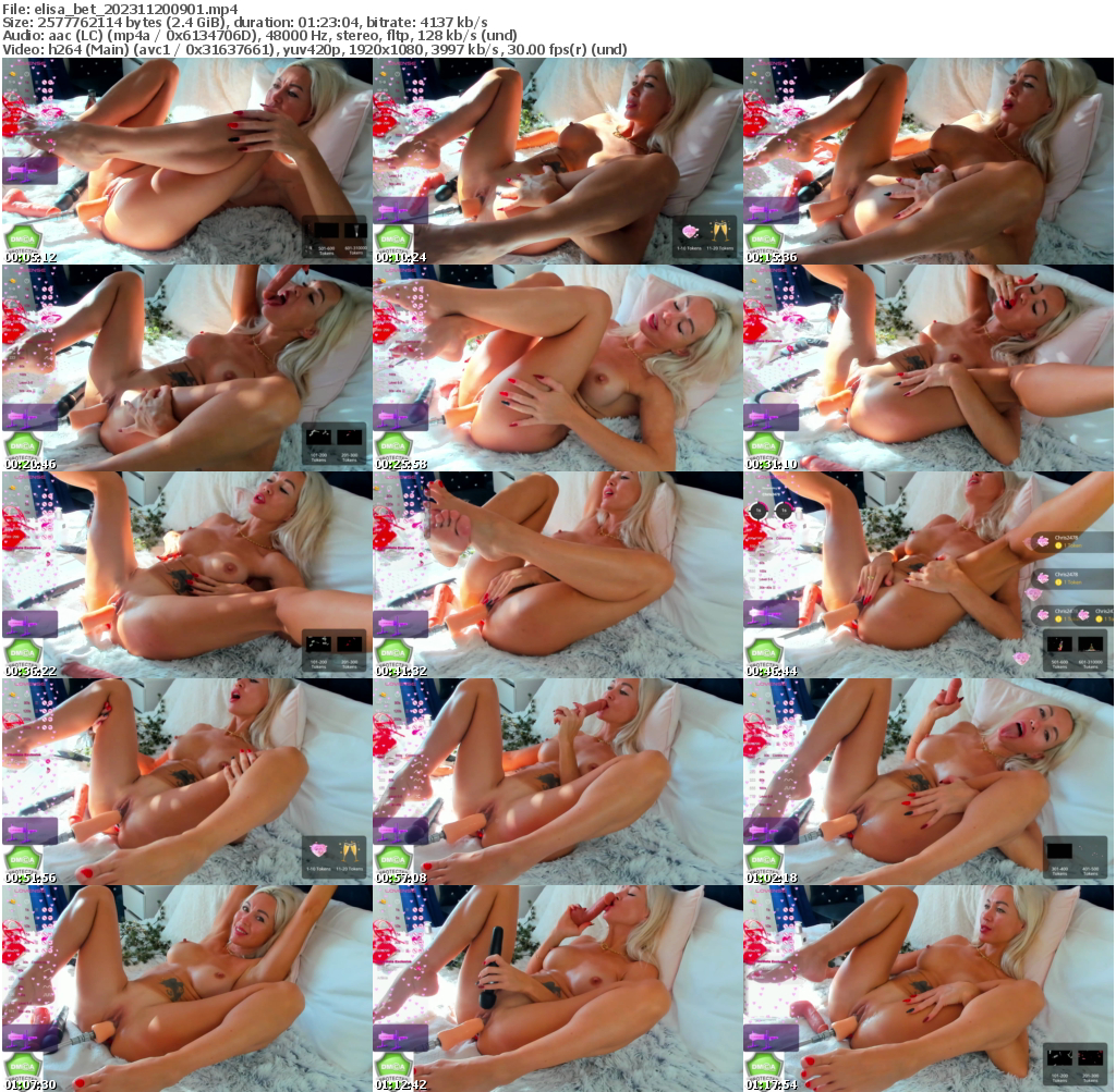 Preview thumb from elisa_bet on 2023-11-20 @ bongacams