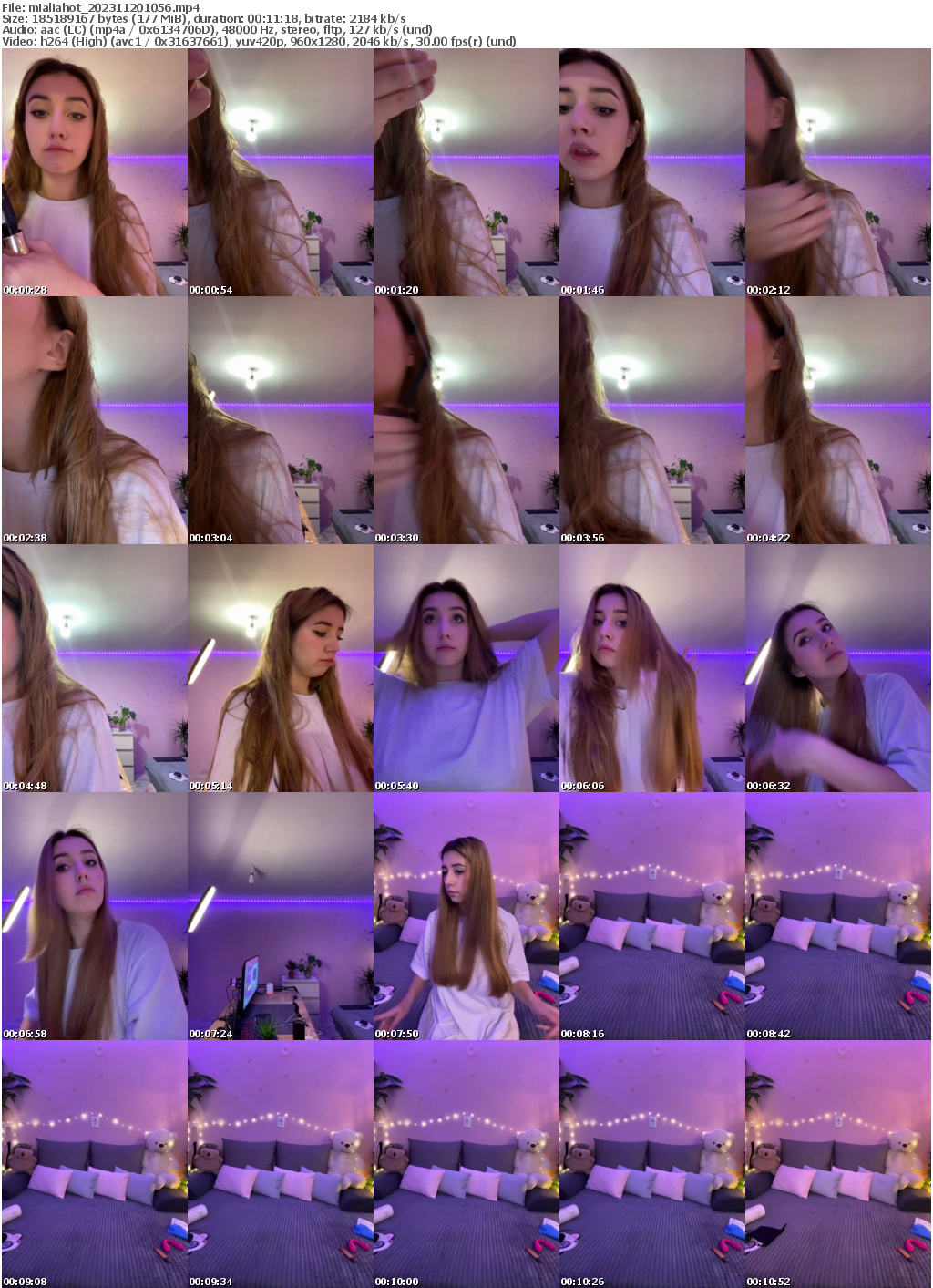 Preview thumb from mialiahot on 2023-11-20 @ bongacams