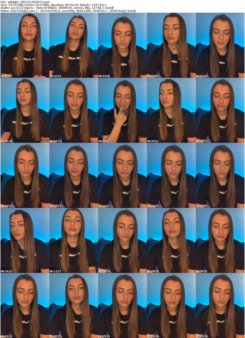 Preview thumb from wildgirl on 2023-11-20 @ bongacams