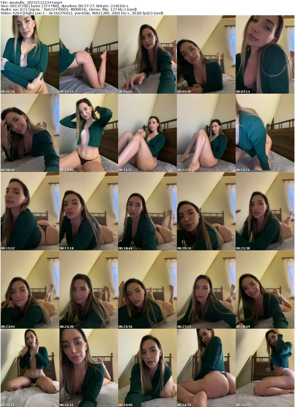 Preview thumb from amarulla on 2023-11-22 @ bongacams