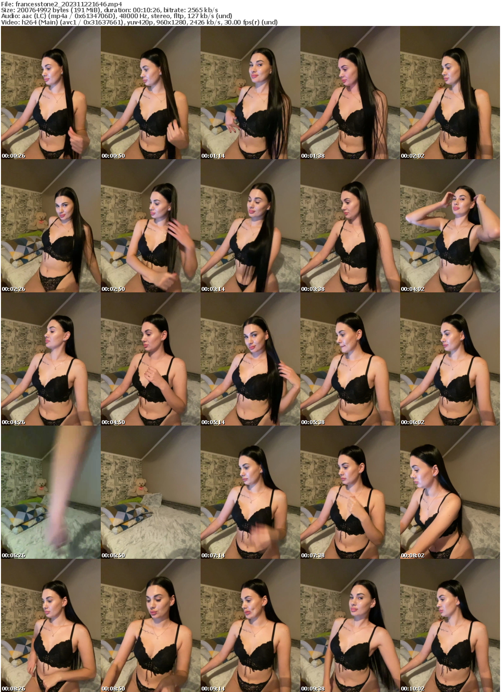 Preview thumb from francesstone2 on 2023-11-22 @ bongacams