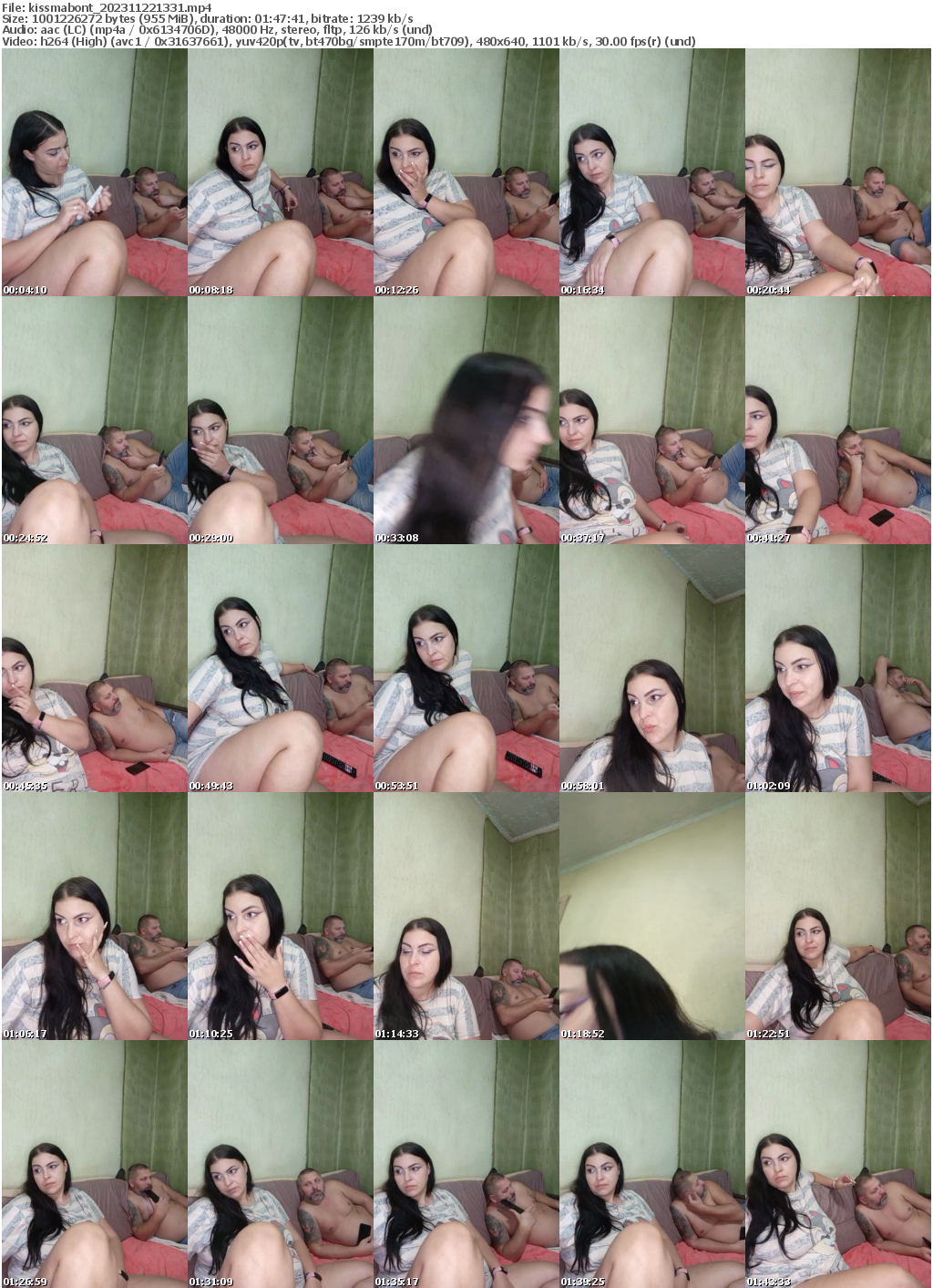 Preview thumb from kissmabont on 2023-11-22 @ bongacams