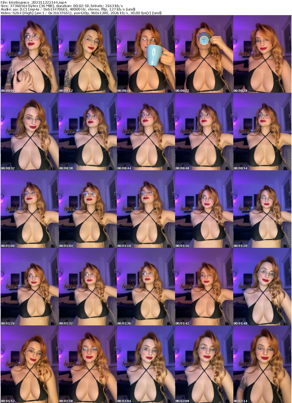 Preview thumb from kristinanice on 2023-11-22 @ bongacams