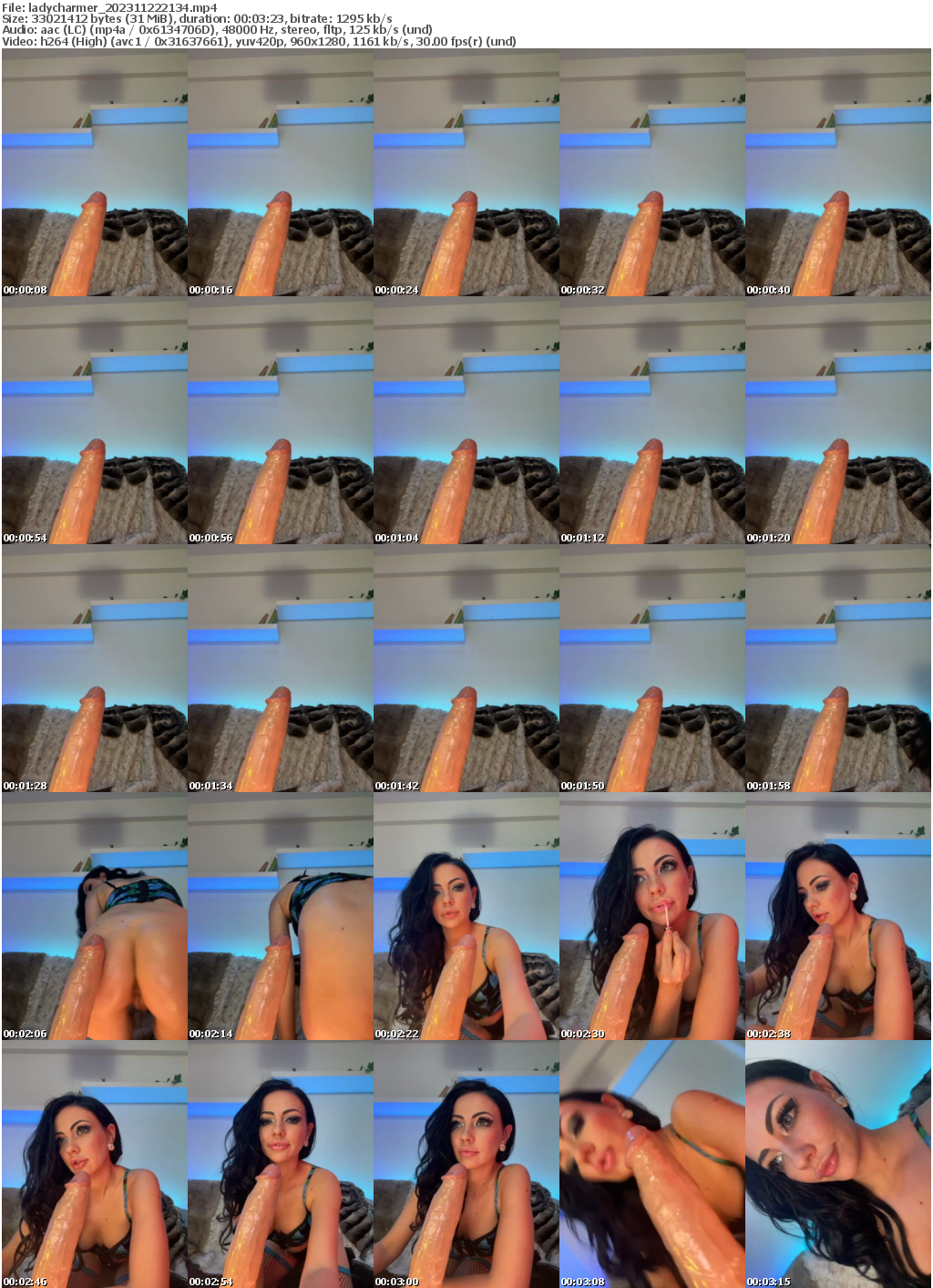 Preview thumb from ladycharmer on 2023-11-22 @ bongacams