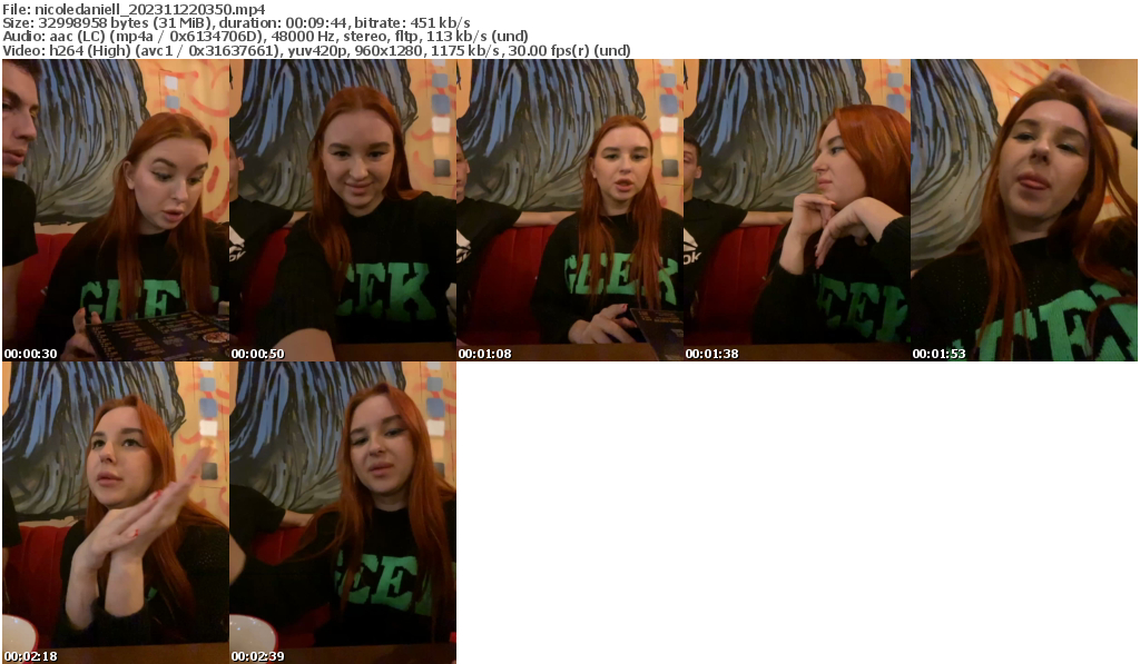 Preview thumb from nicoledaniell on 2023-11-22 @ bongacams