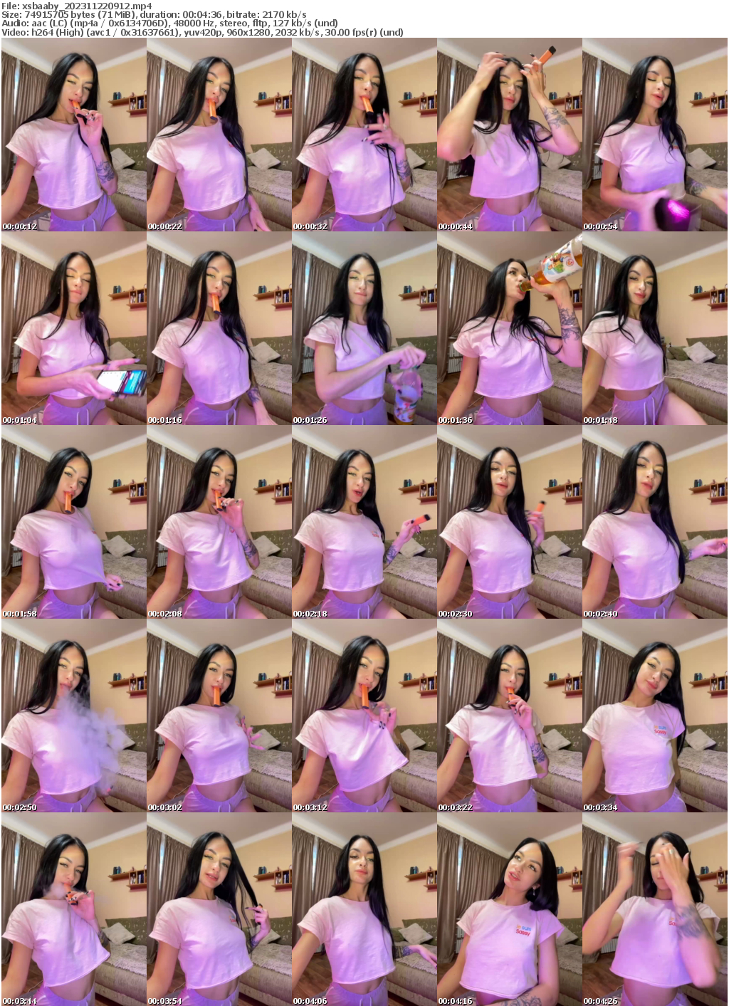 Preview thumb from xsbaaby on 2023-11-22 @ bongacams