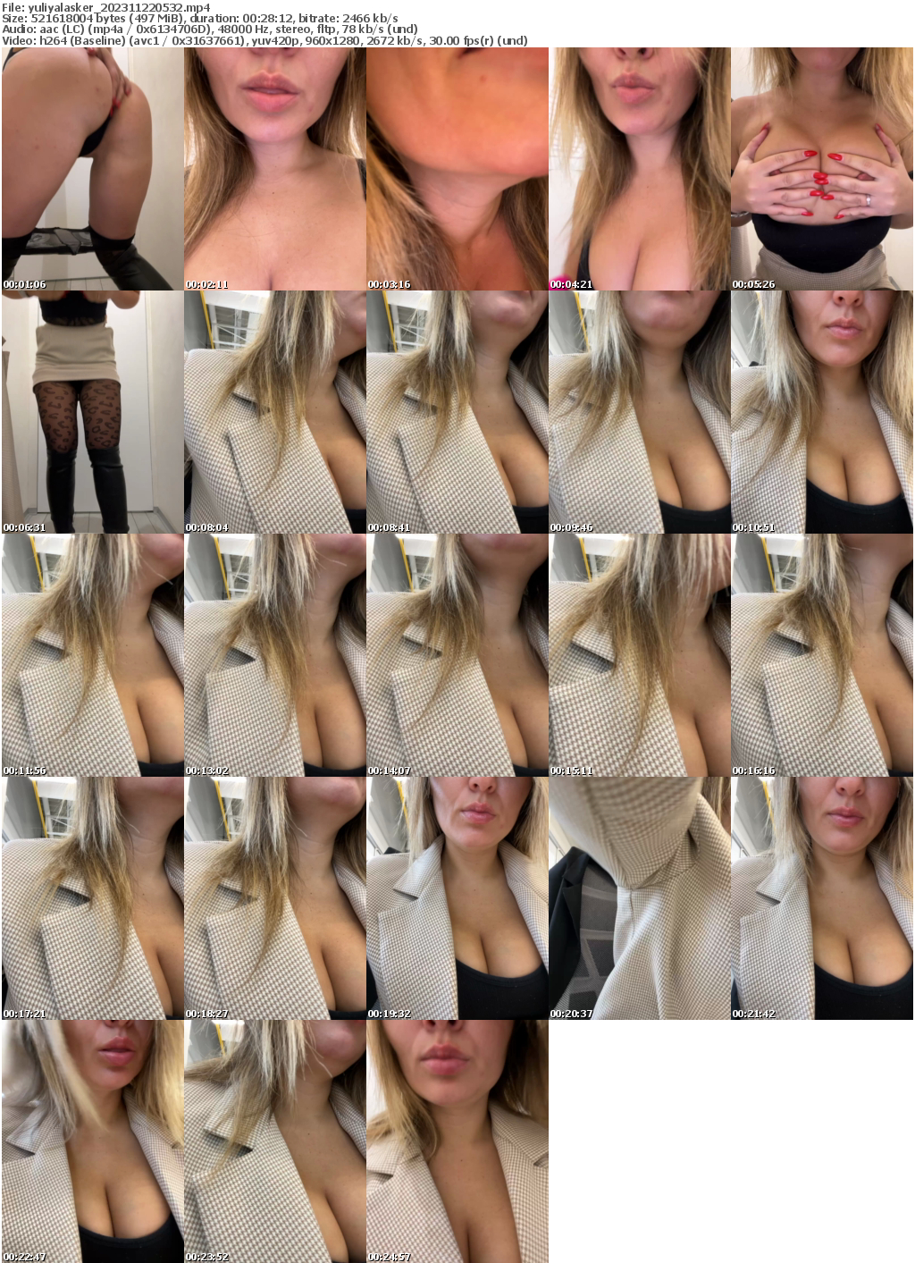 Preview thumb from yuliyalasker on 2023-11-22 @ bongacams