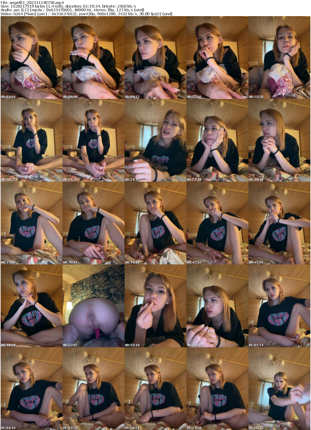 Preview thumb from angelll3 on 2023-11-23 @ bongacams