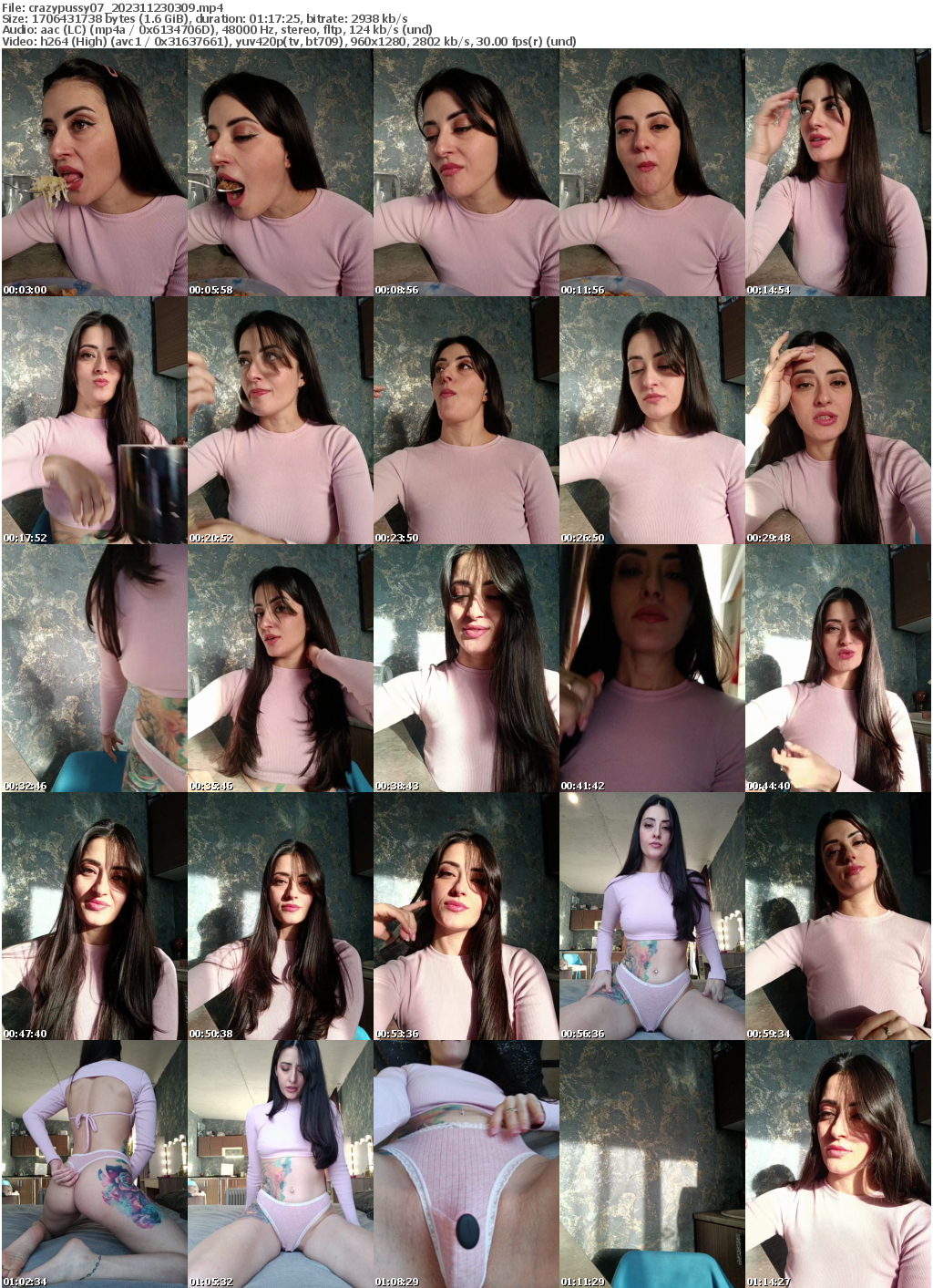 Preview thumb from crazypussy07 on 2023-11-23 @ bongacams