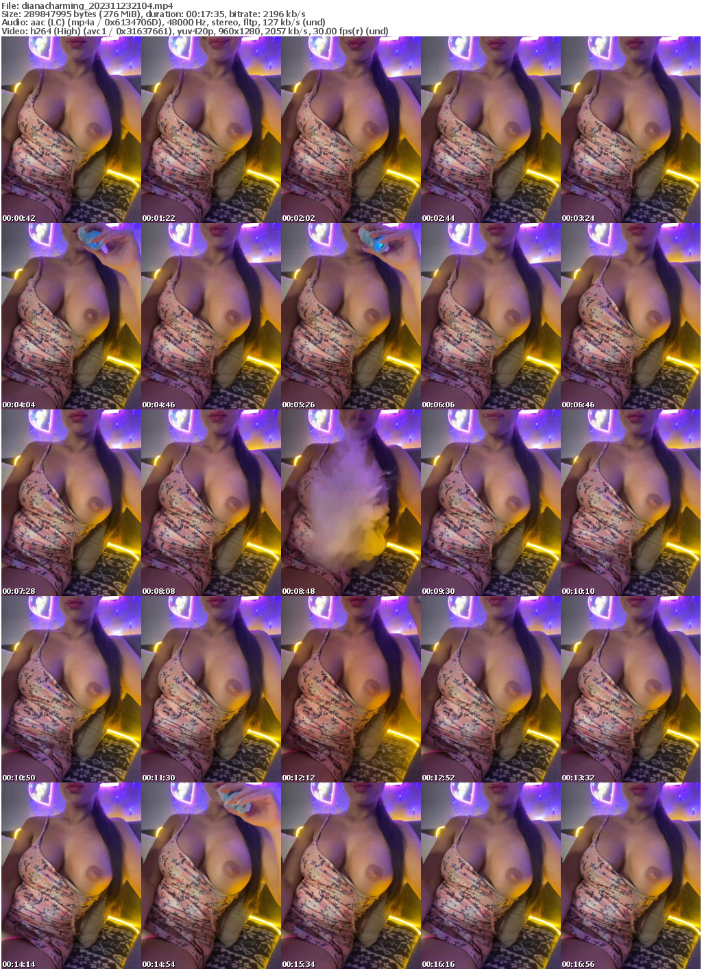 Preview thumb from dianacharming on 2023-11-23 @ bongacams