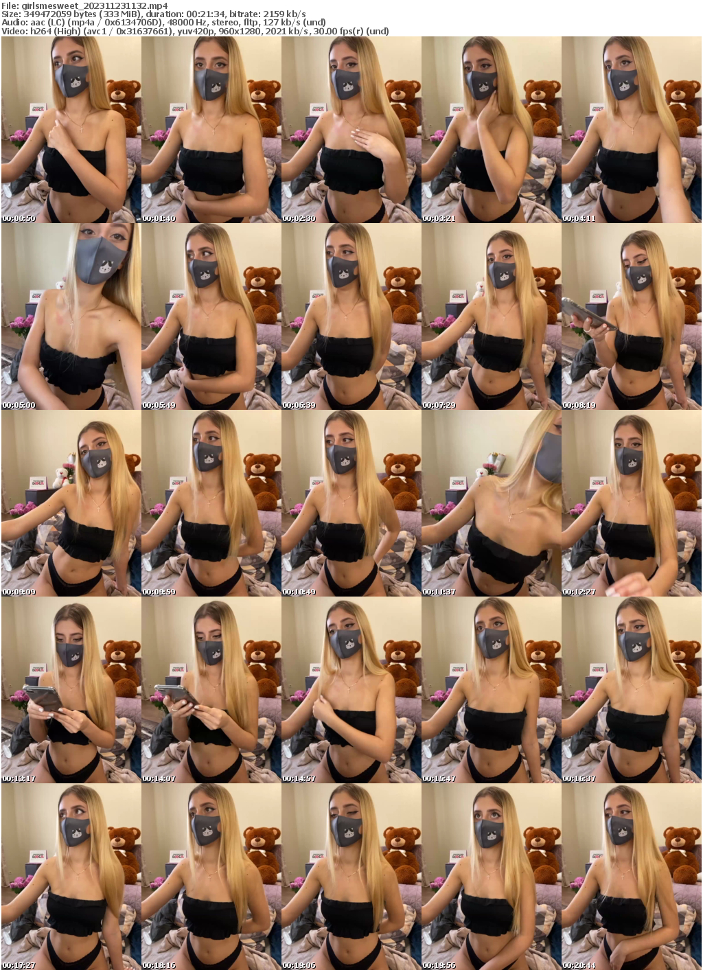 Preview thumb from girlsmesweet on 2023-11-23 @ bongacams