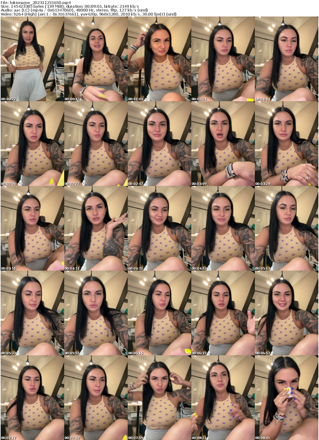 Preview thumb from tokionajoe on 2023-11-23 @ bongacams