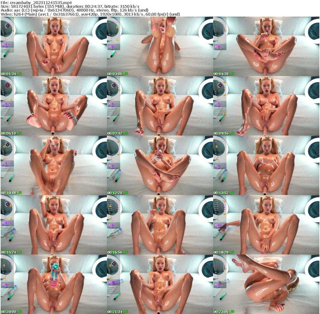 Preview thumb from creambaby on 2023-11-24 @ bongacams