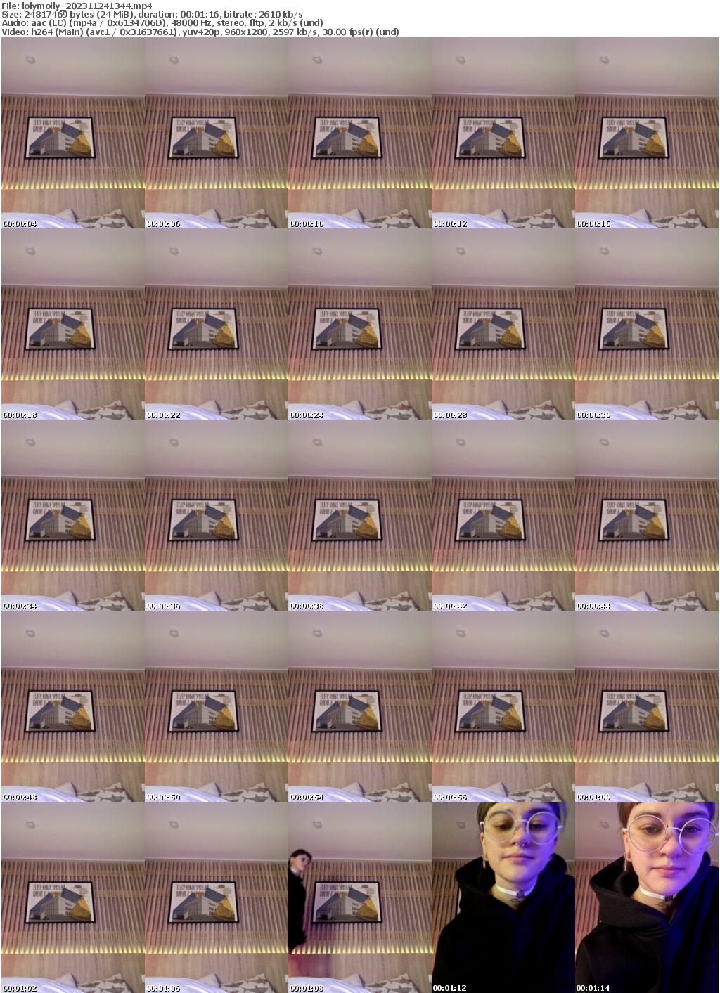 Preview thumb from lolymolly on 2023-11-24 @ bongacams