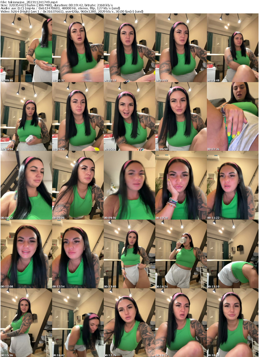 Preview thumb from tokionajoe on 2023-11-24 @ bongacams