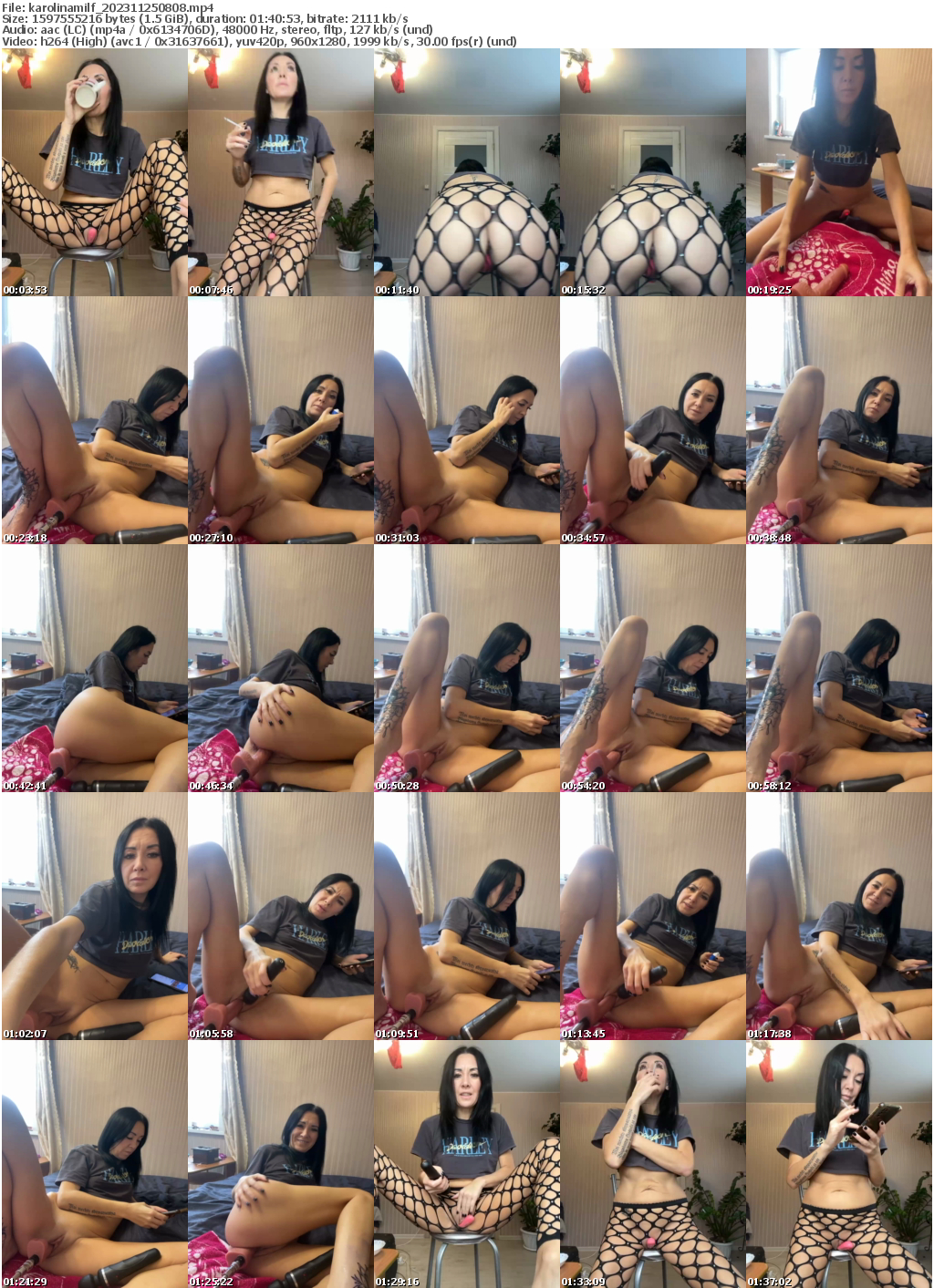 Preview thumb from karolinamilf on 2023-11-25 @ bongacams