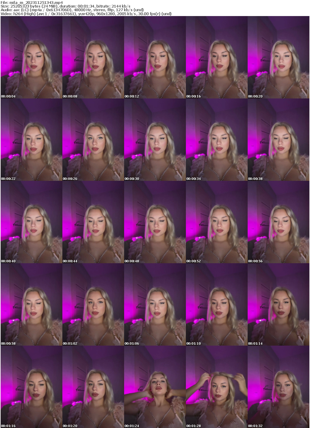 Preview thumb from mila_m on 2023-11-25 @ bongacams