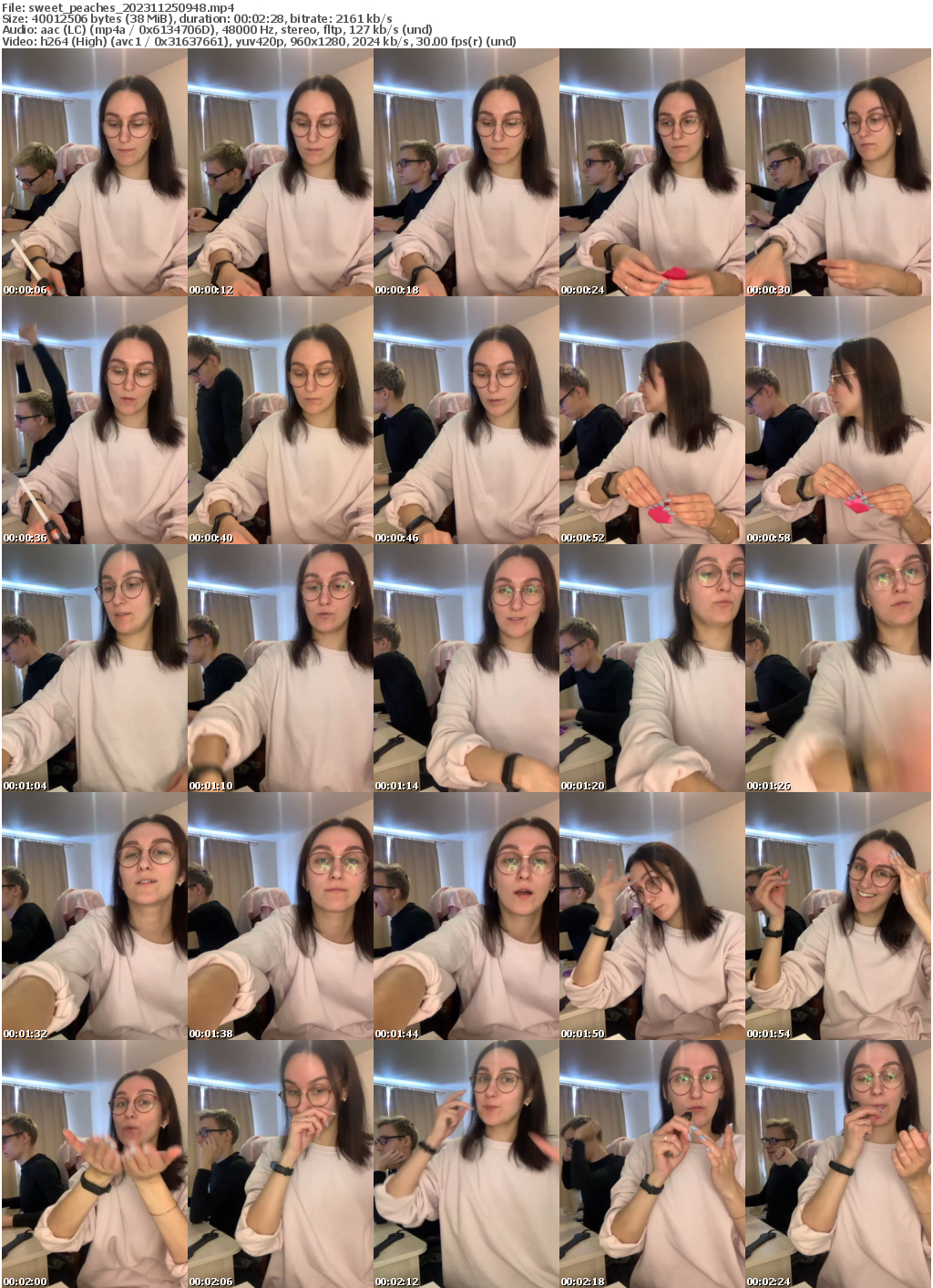 Preview thumb from sweet_peaches on 2023-11-25 @ bongacams