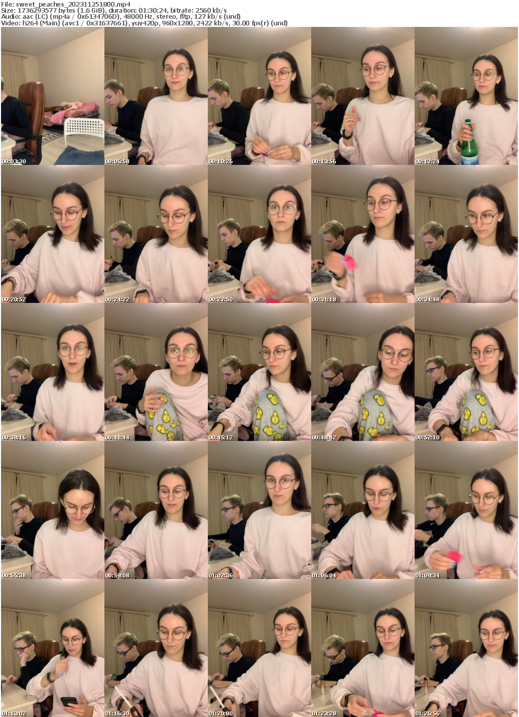 Preview thumb from sweet_peaches on 2023-11-25 @ bongacams