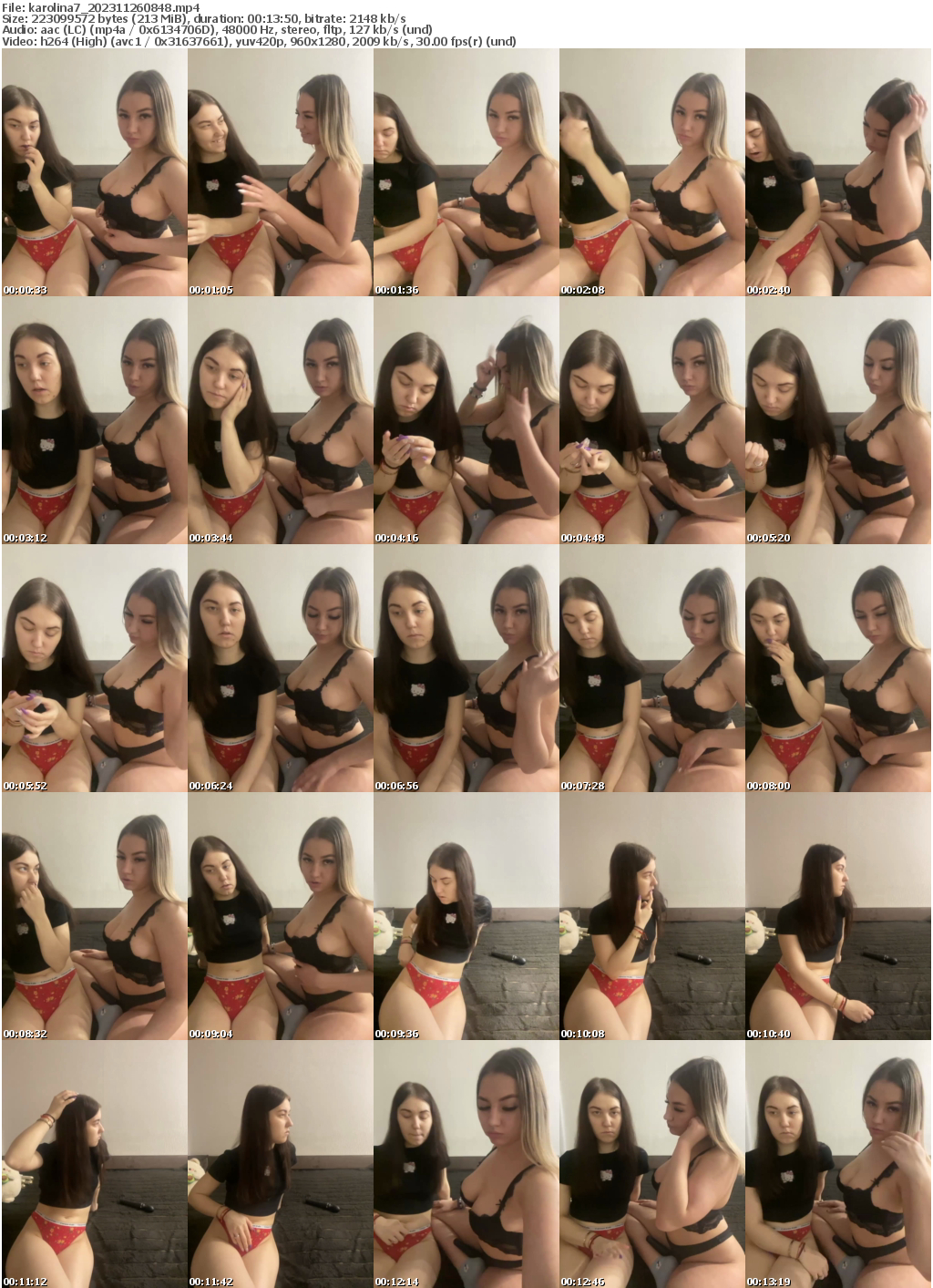 Preview thumb from karolina7 on 2023-11-26 @ bongacams