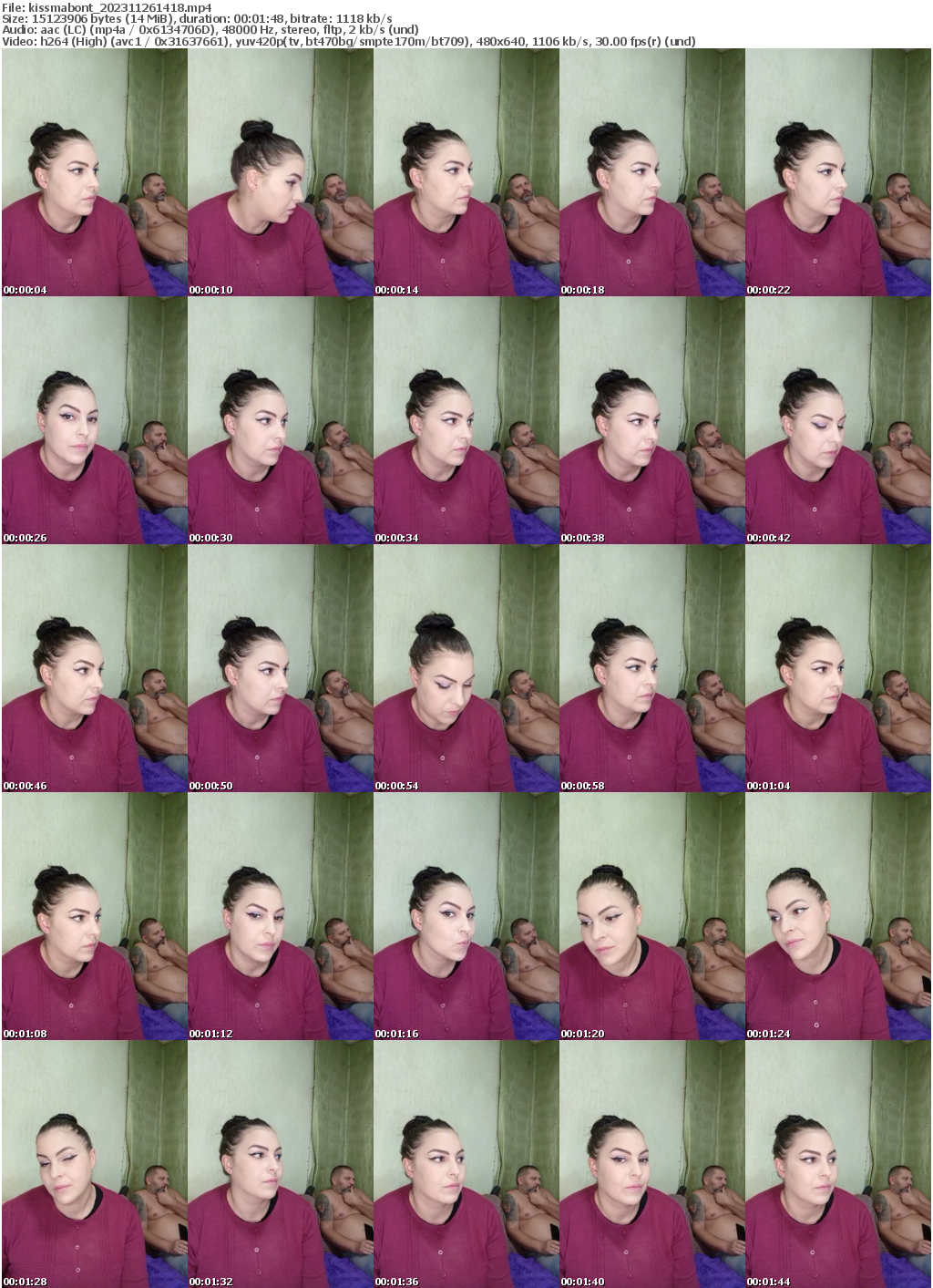 Preview thumb from kissmabont on 2023-11-26 @ bongacams