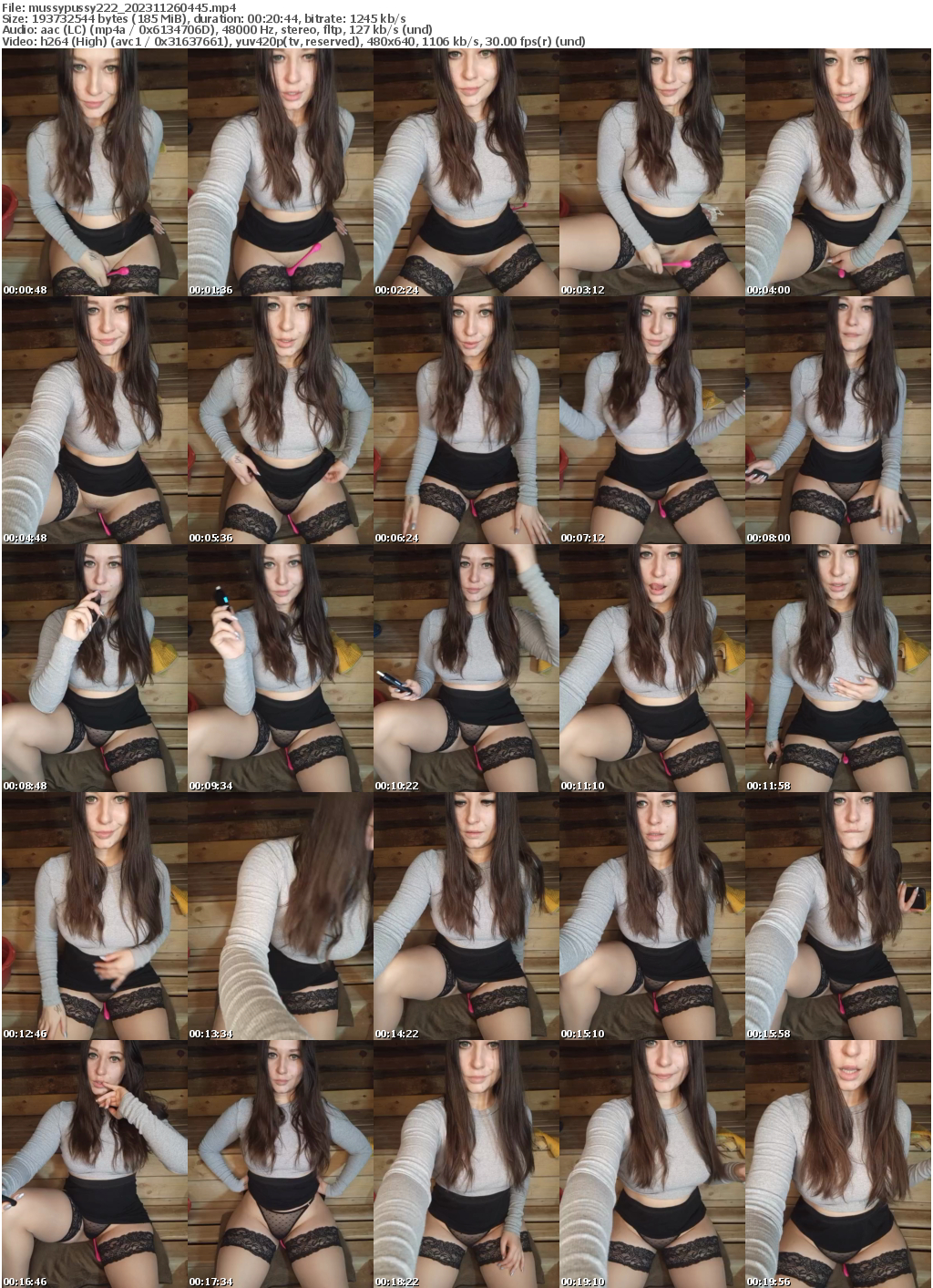 Preview thumb from mussypussy222 on 2023-11-26 @ bongacams