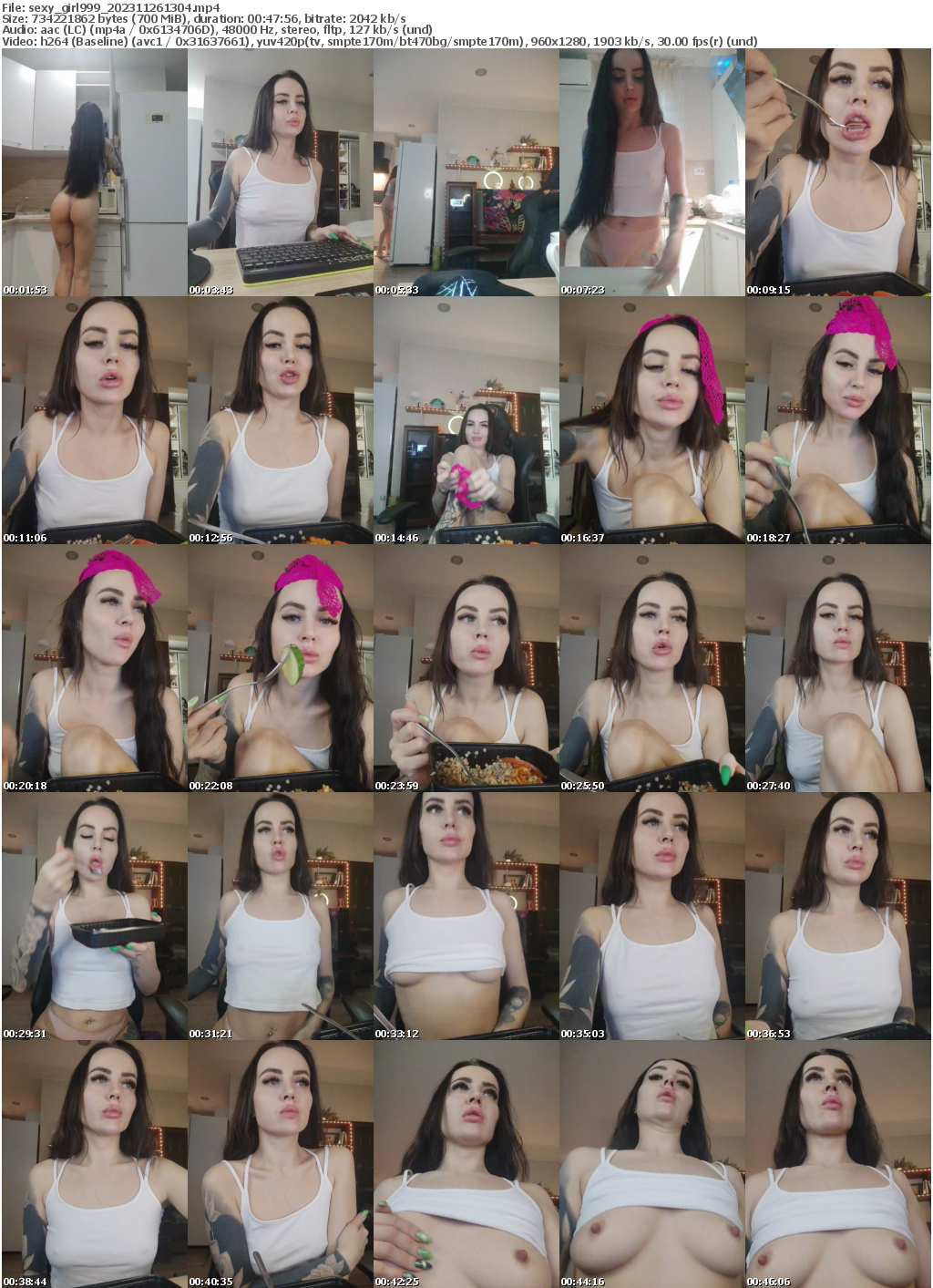 Preview thumb from sexy_girl999 on 2023-11-26 @ bongacams