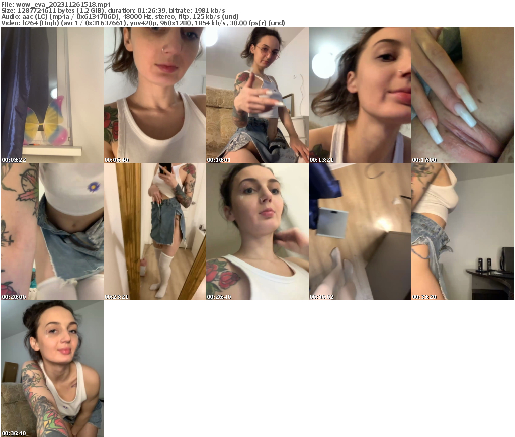 Preview thumb from wow_eva on 2023-11-26 @ bongacams