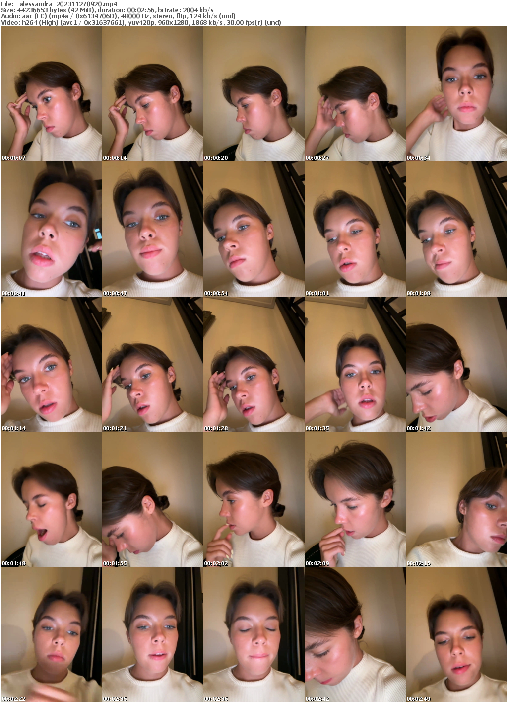 Preview thumb from _alessandra on 2023-11-27 @ bongacams