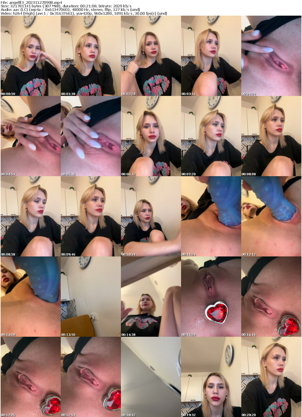 Preview thumb from angelll3 on 2023-11-27 @ bongacams