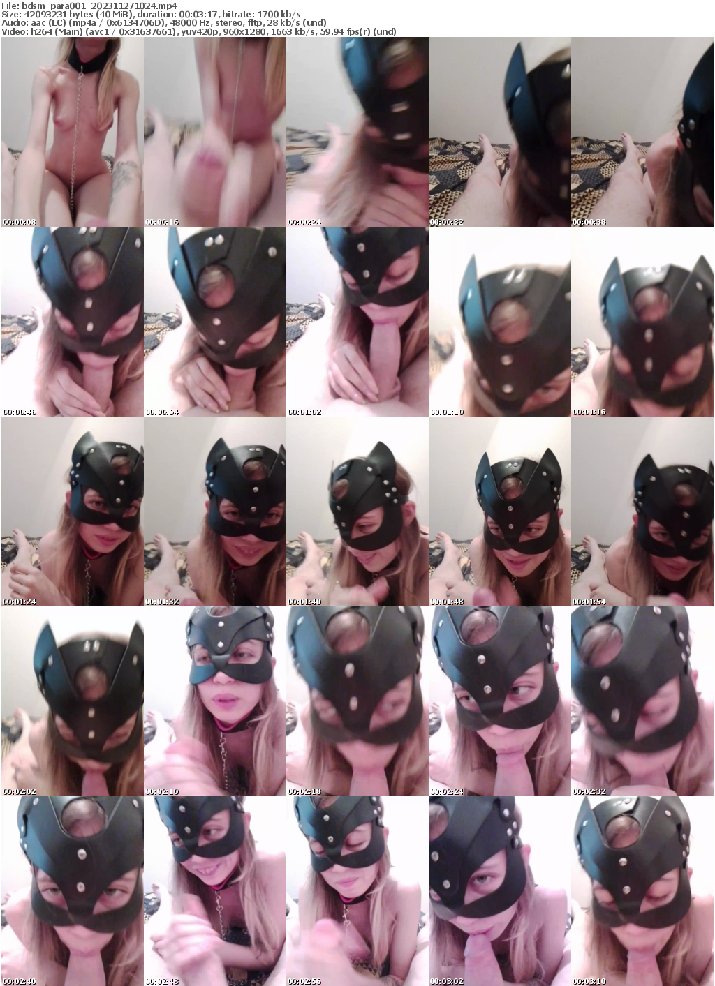 Preview thumb from bdsm_para001 on 2023-11-27 @ bongacams