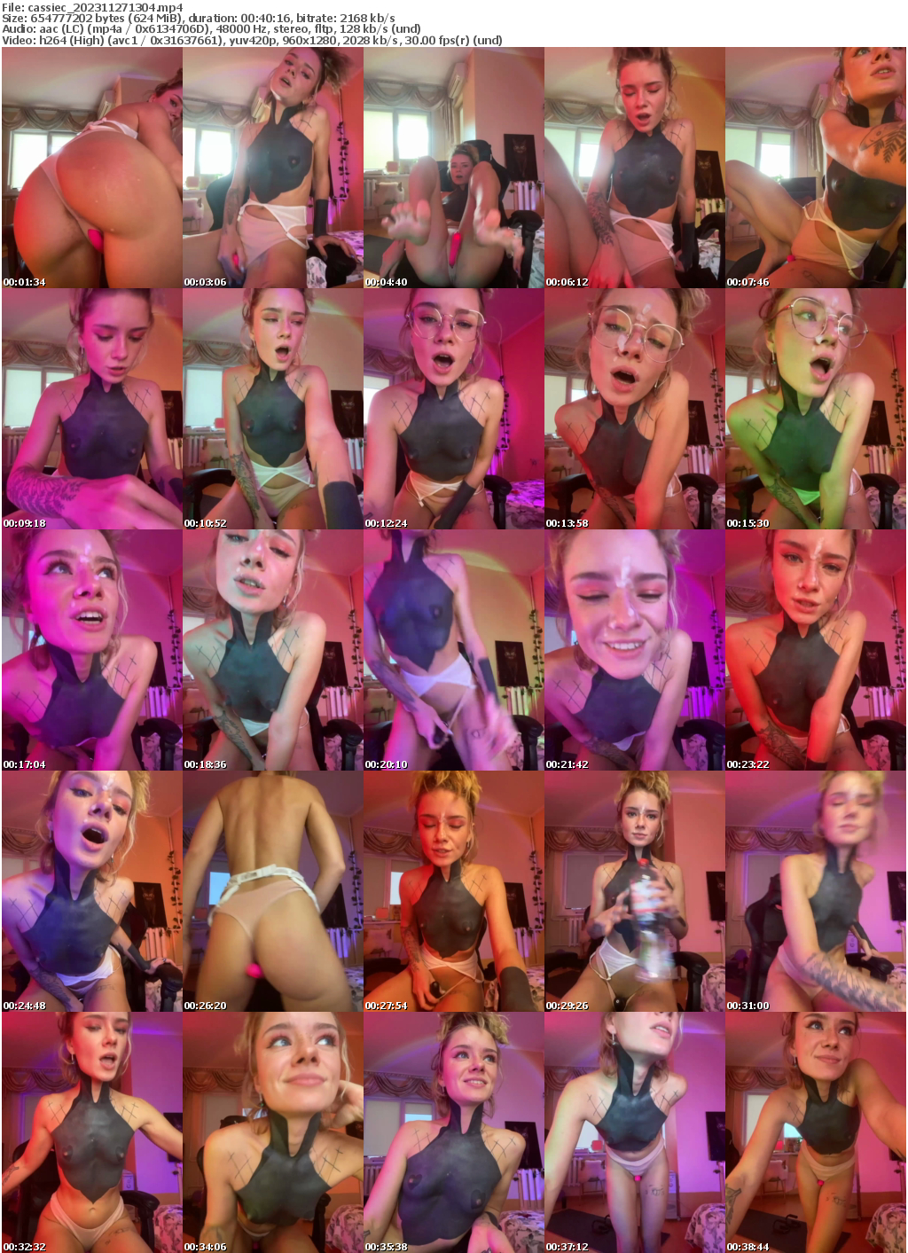 Preview thumb from cassiec on 2023-11-27 @ bongacams