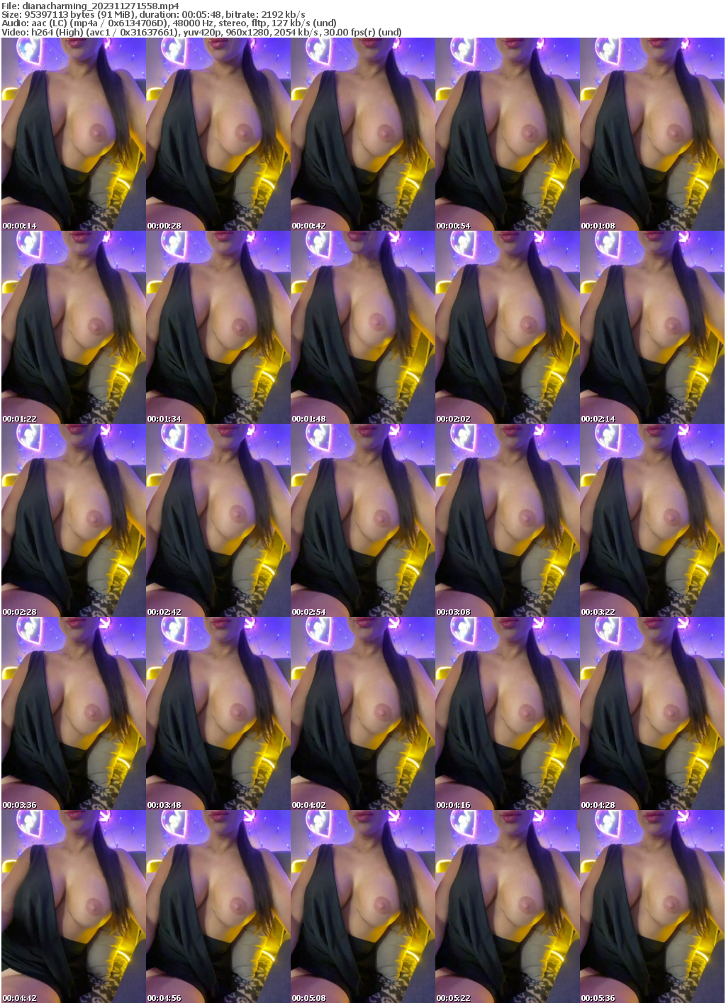 Preview thumb from dianacharming on 2023-11-27 @ bongacams