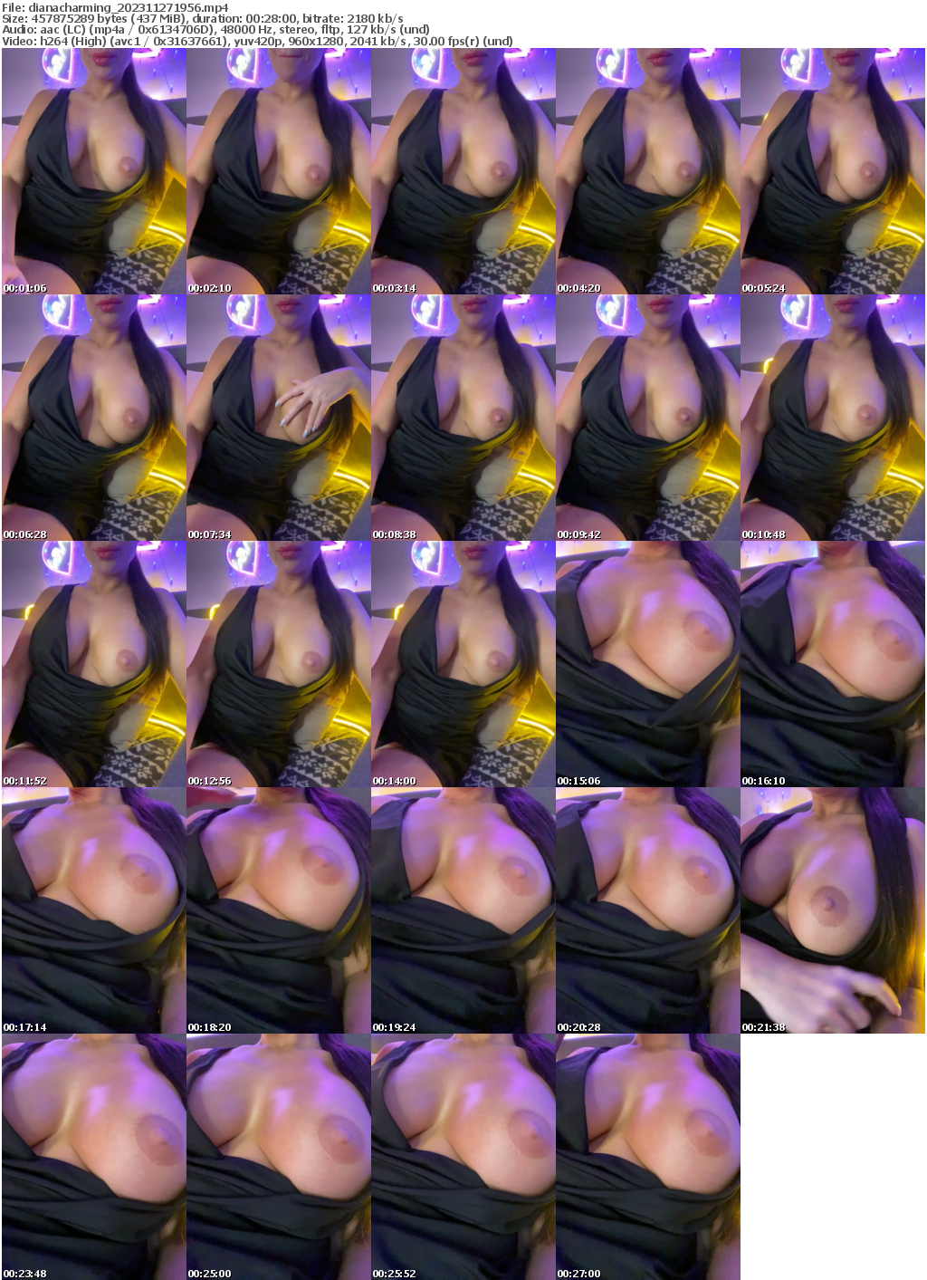 Preview thumb from dianacharming on 2023-11-27 @ bongacams