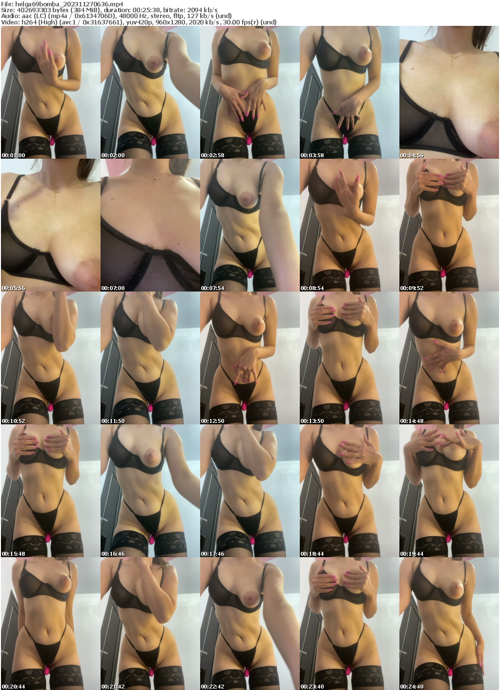 Preview thumb from helga69bomba on 2023-11-27 @ bongacams