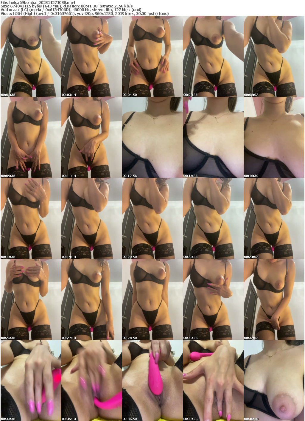 Preview thumb from helga69bomba on 2023-11-27 @ bongacams