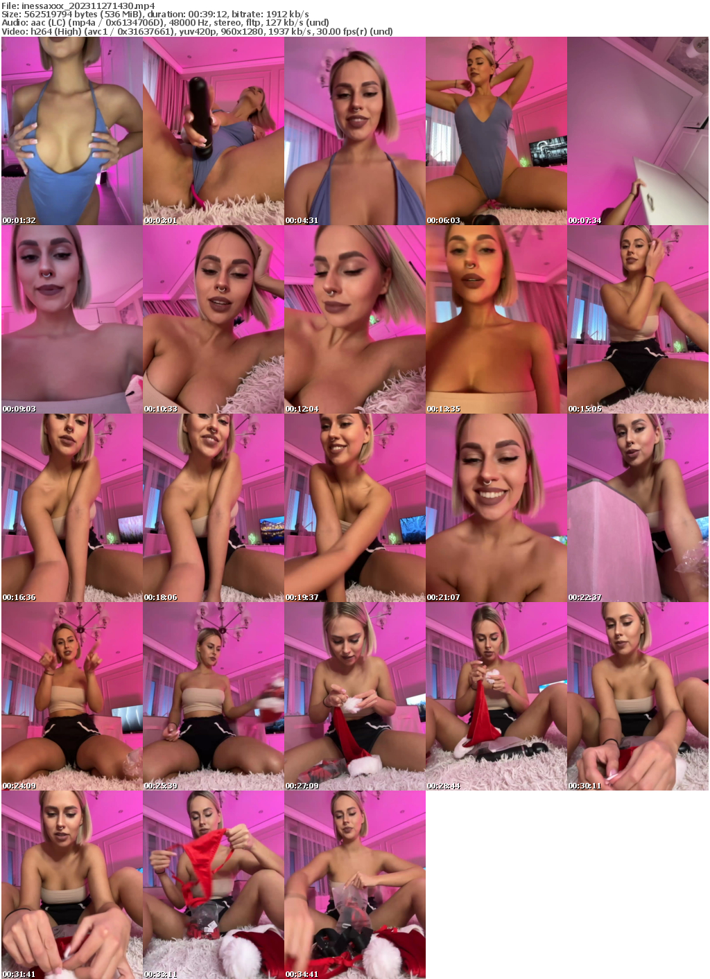 Preview thumb from inessaxxx on 2023-11-27 @ bongacams