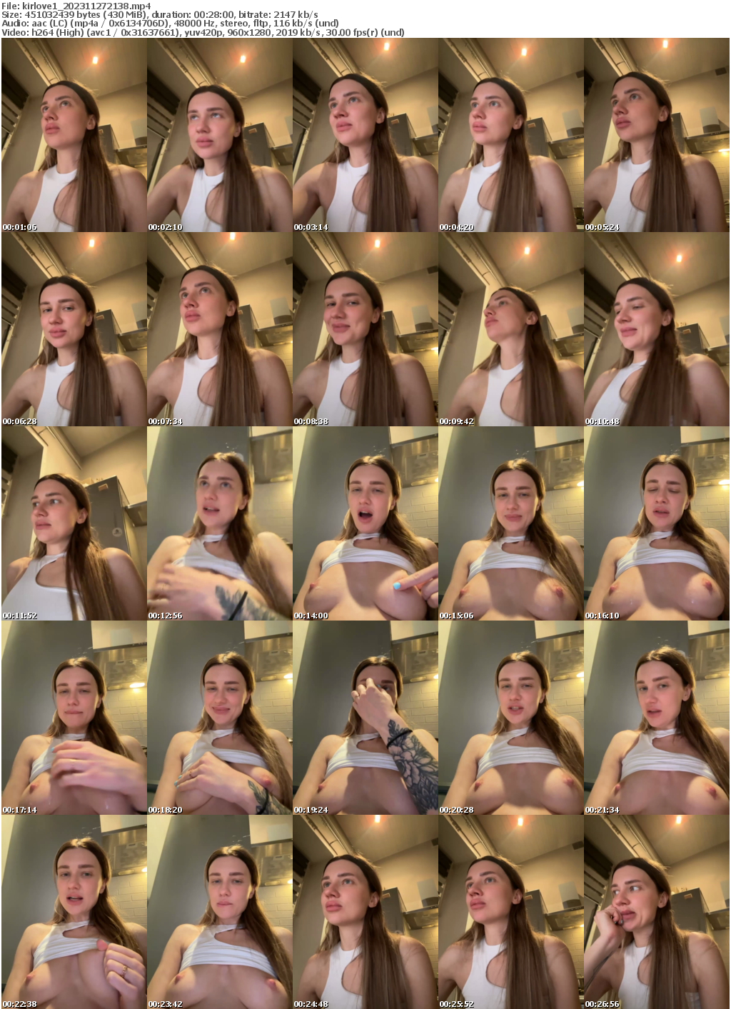 Preview thumb from kirlove1 on 2023-11-27 @ bongacams