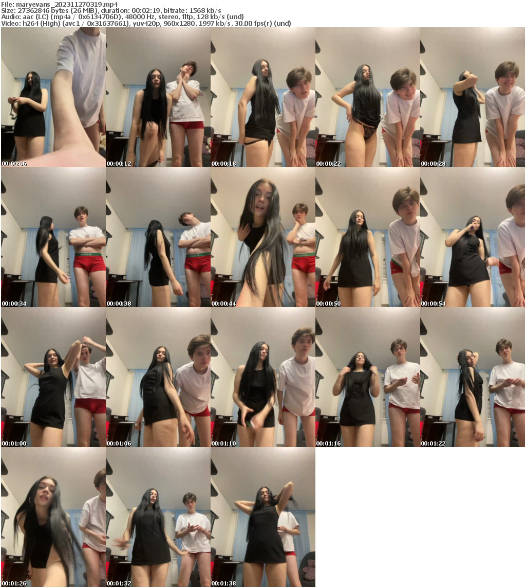 Preview thumb from maryevans on 2023-11-27 @ bongacams