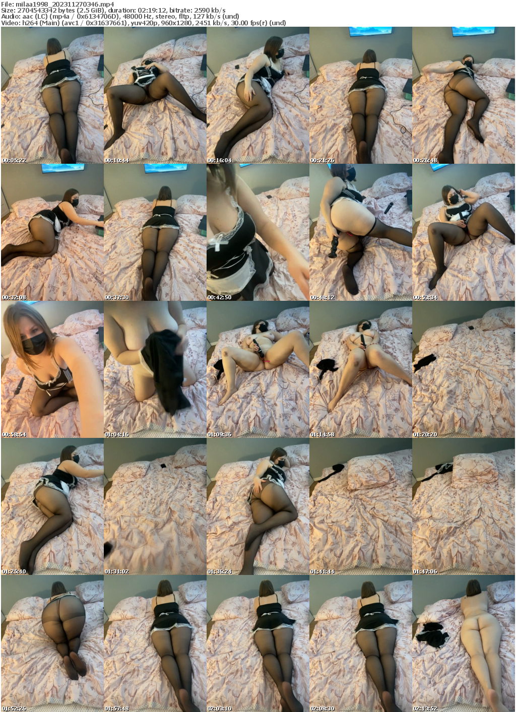 Preview thumb from milaa1998 on 2023-11-27 @ bongacams