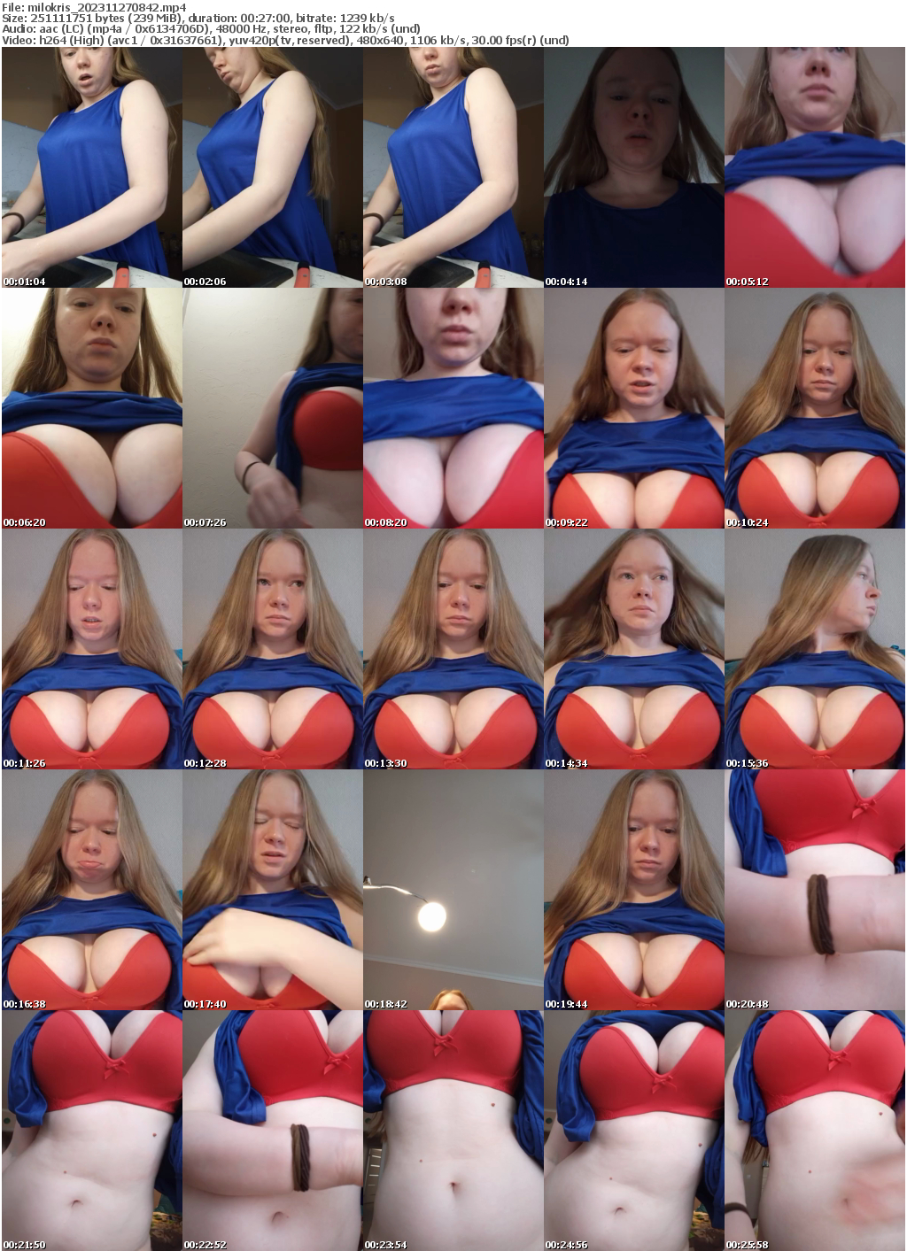 Preview thumb from milokris on 2023-11-27 @ bongacams