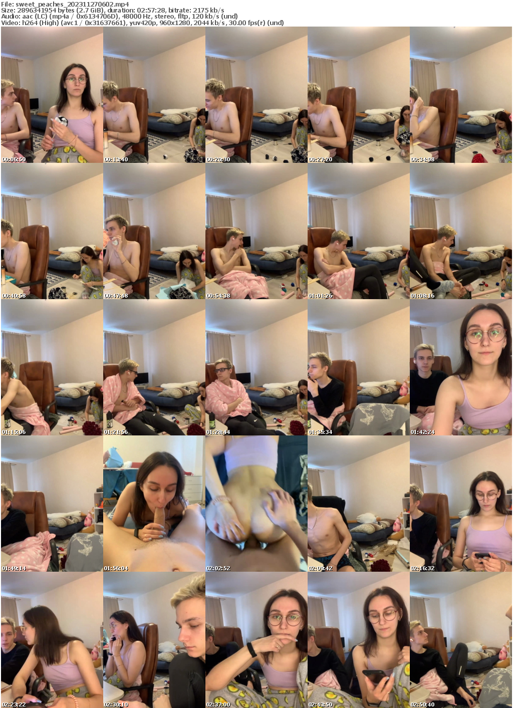 Preview thumb from sweet_peaches on 2023-11-27 @ bongacams