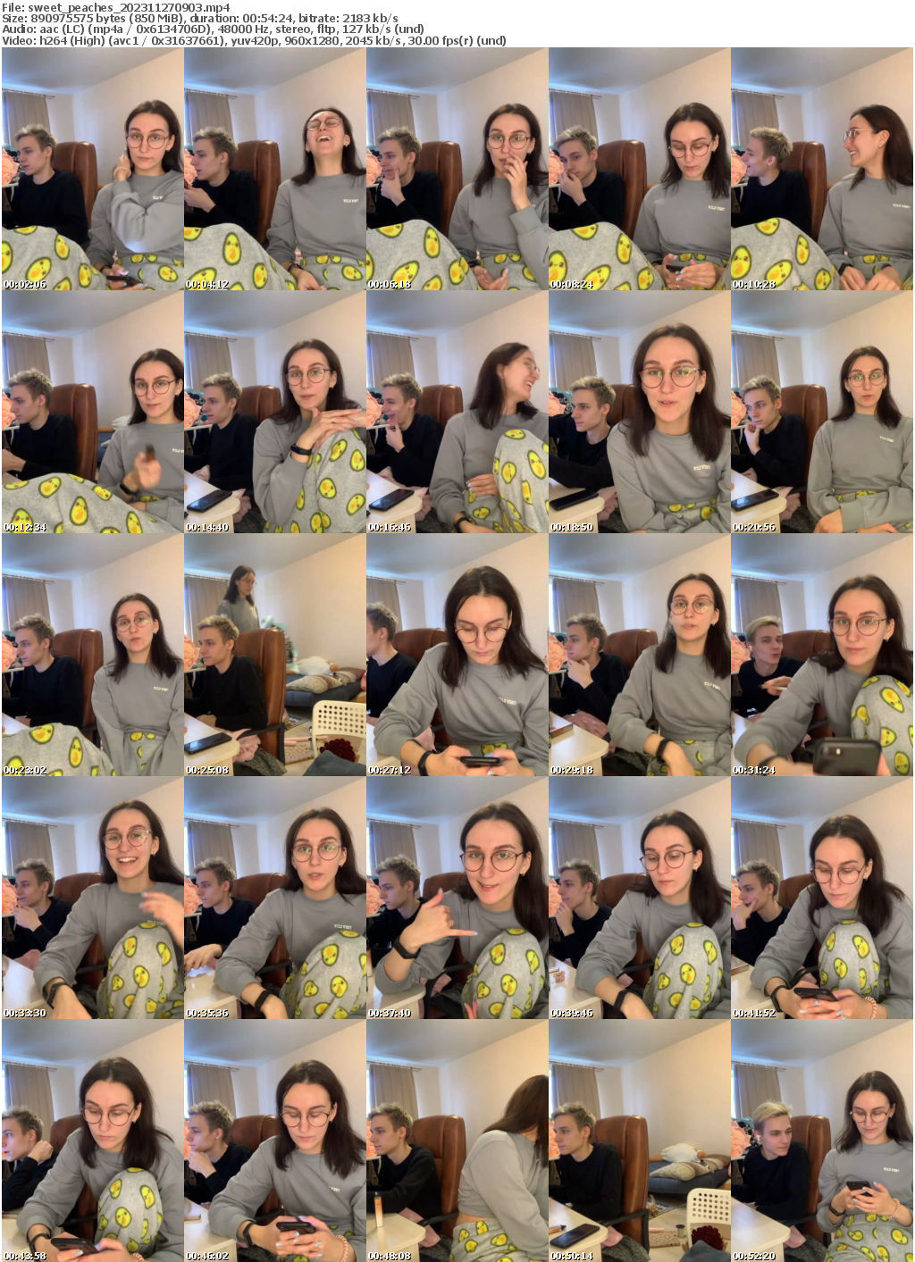 Preview thumb from sweet_peaches on 2023-11-27 @ bongacams